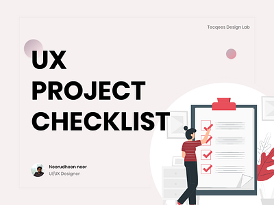 UX checklist