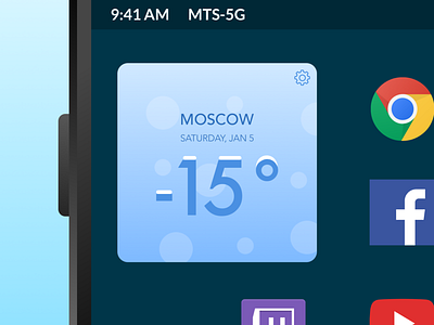 Daily UI Challenge 037 - Weather