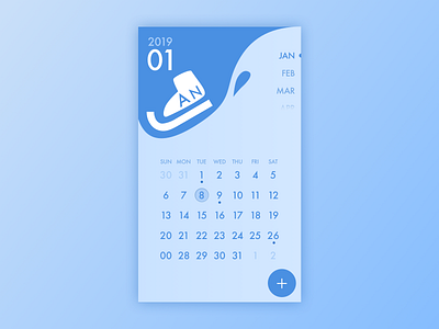 Daily UI Challenge 038 - Calendar dailyui design sketch ui