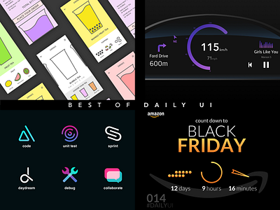 Daily UI Challenge 063 - Best of Daily UI design sketch ui