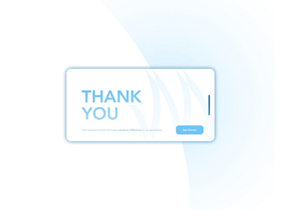 Daily UI Challenge 077 - Thank You dailyui design ui