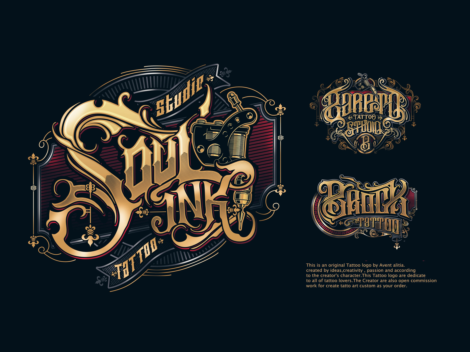 Logo type tattoo by Artdover Project on Dribbble