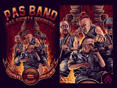 pas band bandindonesia bandshirt coveralbum illustration illustrations kaospasband music musicindonesia pasband poster tshirt