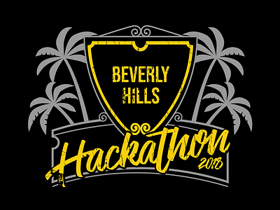 NBCUniversal Beverly Hills Hackathon adobe illustrator branding corporate event marketing illustration logo print shirt design vector
