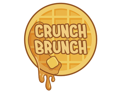 Crunch Brunch Logo adobe illustrator logo logodesign vector