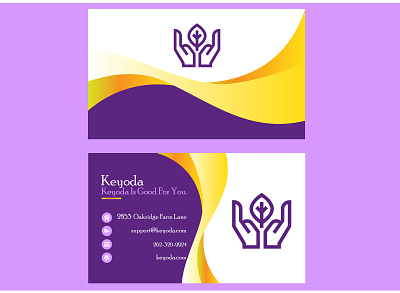 Keyoda - Business card branding design ecommerce illustration logo minimal typography vector
