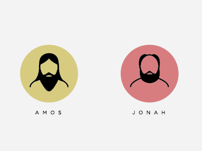 Minor Prophets beards design hair humans icon people