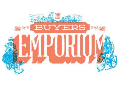 Emporium design lettering overprint texture type typography