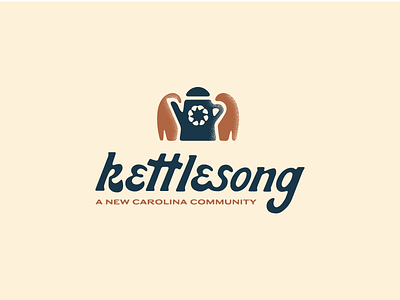 Kettlesong branding design illustration logo texture type