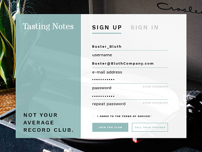 Day 001 Sign Up dailyui module sign ui up ux web