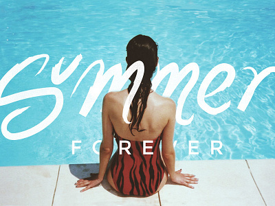 Summer Forever lettering summer