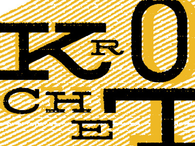 Krochet typography