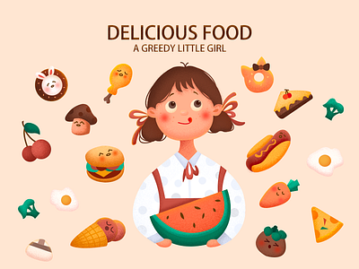 DELICIOUS FOOD app app design application colour delicious food design food food and drink illustration uidesign 插画 插画、ui 设计