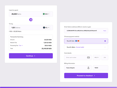 On-Ramp Components 3d branding buy coins crypto decentralized defi design gradient isometric logo mockup ramp sell swap tokens ui uiux vector web3