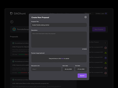 DAOhunt- New proposal