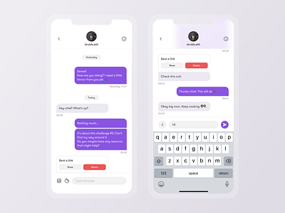 Radius dApp- Messaging interface 3d animation app branding crypto dao dapp defi design illustration logo messaging mockup nft social ui uiux vector wallet web3