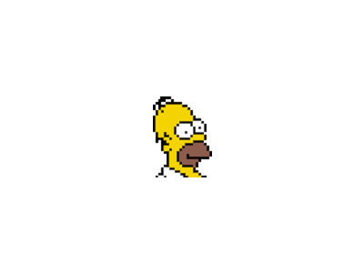Homer Jay Simpson homer simpson pixel art the simpsons