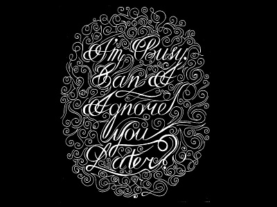 Lettering lettering quote swirls typography