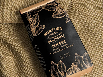 Morton's Coffee Packaging coffee packaging