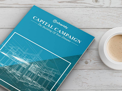 Capital Campaign book for Charidy.com fundraising layout