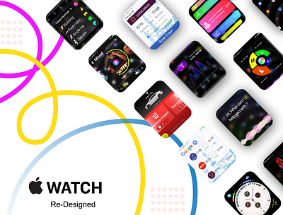 Apple Watch Revamped Interface app design ios ui ux