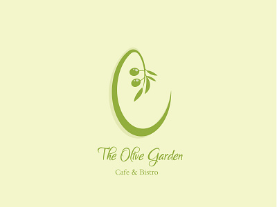 The Olive Garden - Cafe & Bistro bistro brand design branding cafe cafe logo design design art garden illustration logo logodesign logotype olive