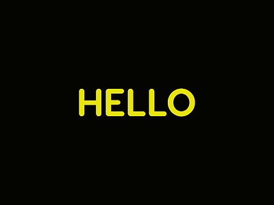 Hello World 2d after effect after effect animated gif animation colors design design art dribbble hello world typography