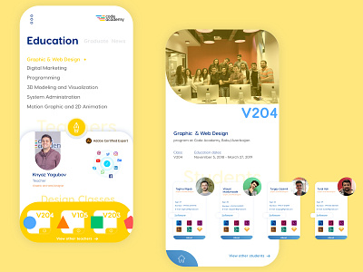 Code Academy App app app design clean design concept design design design art education graphicdesign mobile mobileapp trend ui ux web webdesign