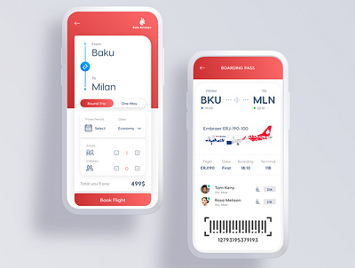 Buta Airways Booking Flight airlines airplane airways app booking buta clean design flight mobileapp ui uiux ux web webdesign