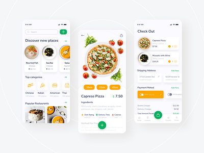 Food Delivery - Mobile App Concept