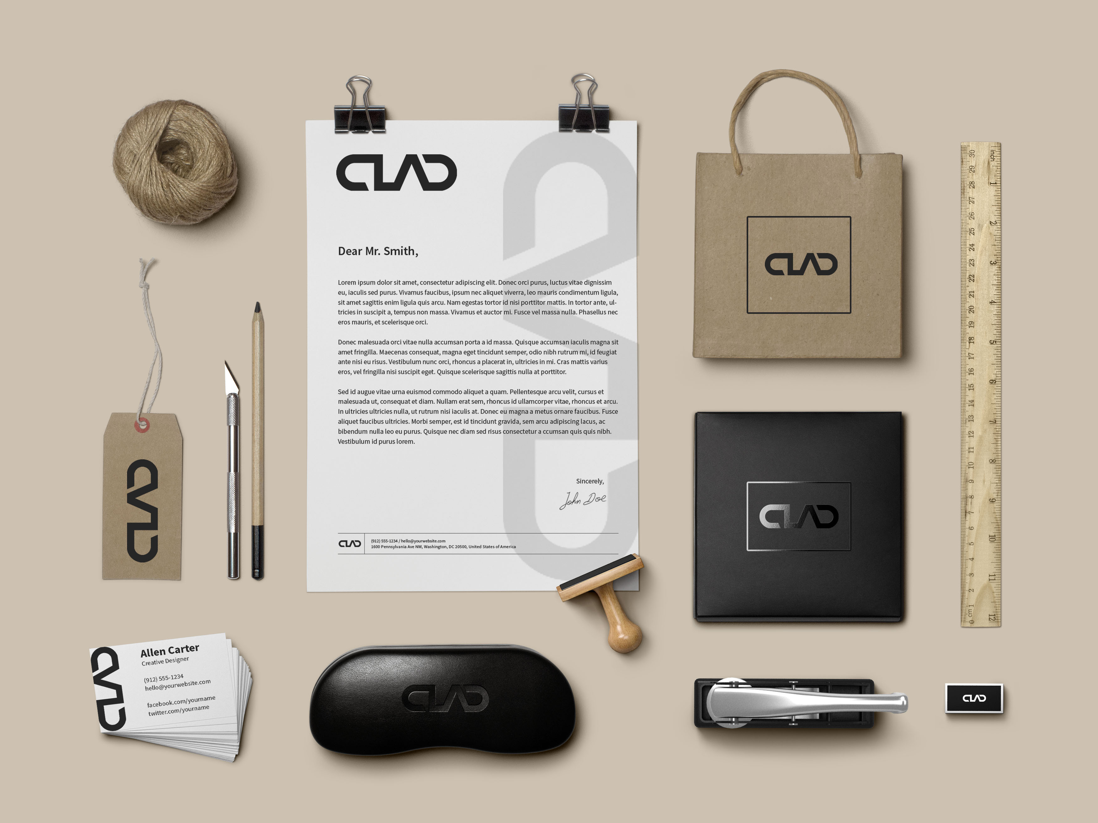 Clad Brand Identity by Nour Fatima on Dribbble