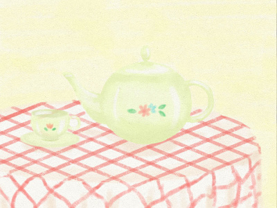 Tea Treats digitalart flat illustration