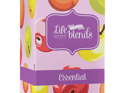 Life Blends Packaging branding identity illustration illustrator logos packaging