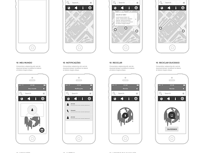 Wireframes app ios iphone mobile mockup ui ux white wireframes