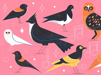 Forgotten Songs- Culture Trip airline birds colour design editoral editorial illustration flying illustration print travel