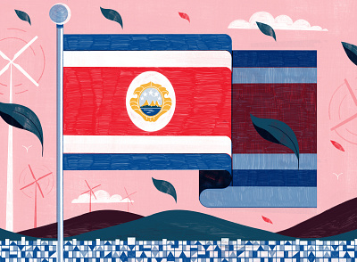 Costa Rica Aims to be Carbon Neutral by 2021 - Culture Trip climatechange colour design editoral editorial editorial illustration illustration print sustainability travel