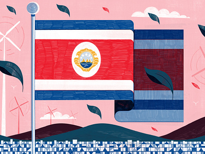 Costa Rica Aims to be Carbon Neutral by 2021 - Culture Trip climatechange colour design editoral editorial editorial illustration illustration print sustainability travel