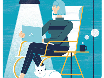 Retirement Villages - Saga Magazine colour design editoral editorial illustration illustration print retirement travel