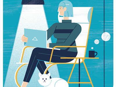 Retirement Villages - Saga Magazine colour design editoral editorial illustration illustration print retirement travel