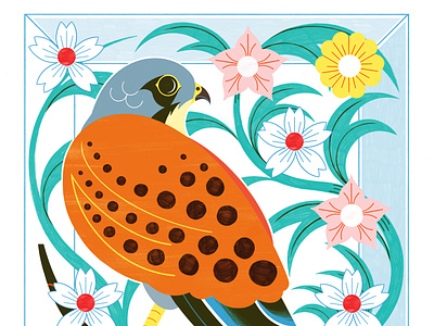 A Kestral for a Knave - RIsograph Print