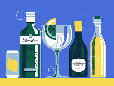 Gin Animation - Folio Labs advertorial animation colour design editoral editorial illustration illustration print