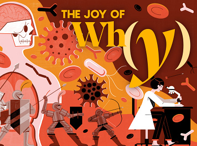 Quanta Magazine - The Joy of Why colour design editoral editorial illustration illustration podcast print