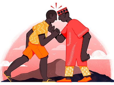 Seven Customs of Congo - Culture Trip colour congo design editoral editorial illustration illistration print