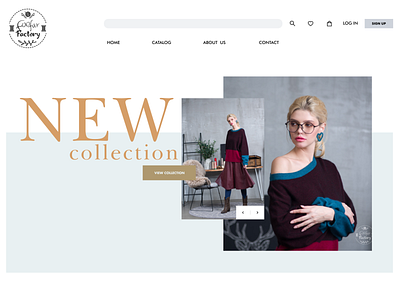 Women's clothing online store | Foofar factory brand clothes commerce ecommerce fashion online store shop typography ui user interface ux webdesign website women