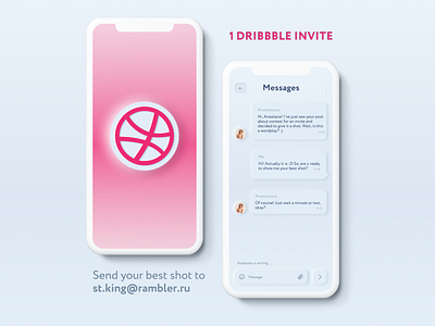 Dribbble Invite draft dribbble dribbble invitation dribbble invite free invite invite neomorphism skeuomorphism