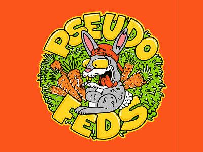 Pseudo Feds Stickers designed by Joe Tamponi