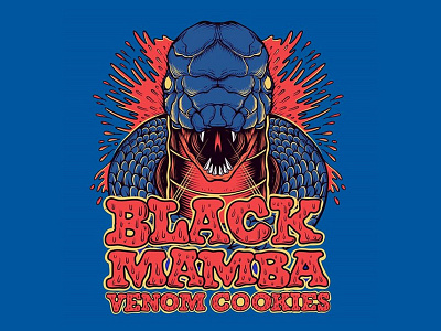 Black Mamba x Venom Cookies art artwork black mamba california cookies creepy design doodles drawing illustration joe tamponi label mamba punk rock skateboard art skateboard graphics skateboarding art snake spooky