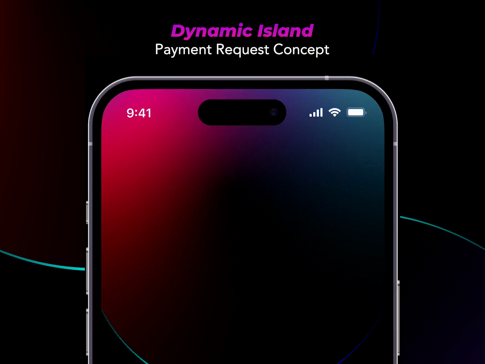 Dynamic Island - Payment Request Concept