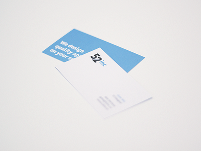 52inc Business Cards 52apps 52inc app development branding business cards