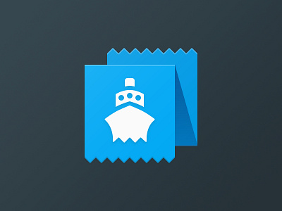 Nautical App Icon android icon nautical receipt ship ticket